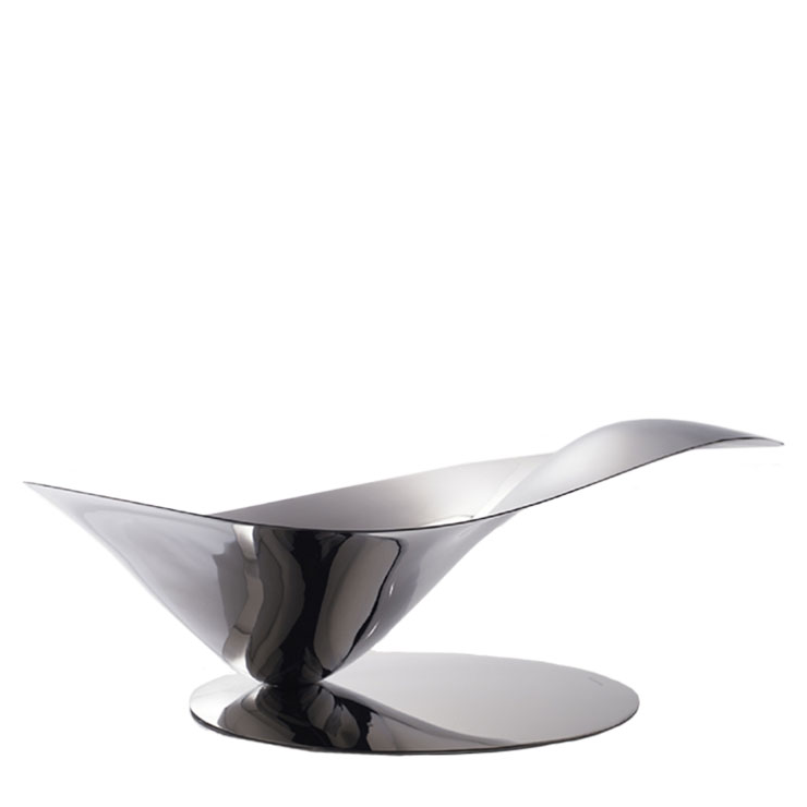  Casa Bugatti Petalo fruit bowl, chrome