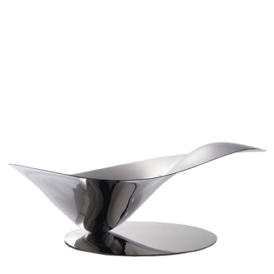  Casa Bugatti Petalo fruit bowl, chrome