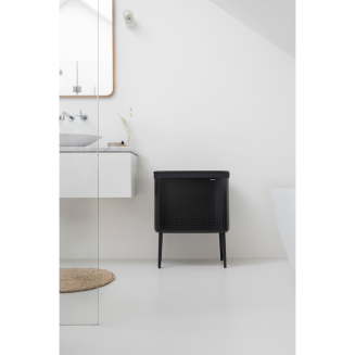  Brabantia Bo laundry basket 60l, matte black - 13