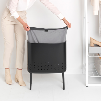  Brabantia Bo laundry basket 60l, matte black - 10