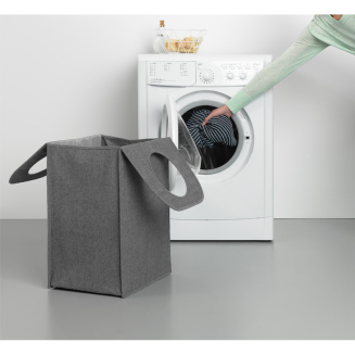  Brabantia foldable laundry basket 55l pepper black - 6