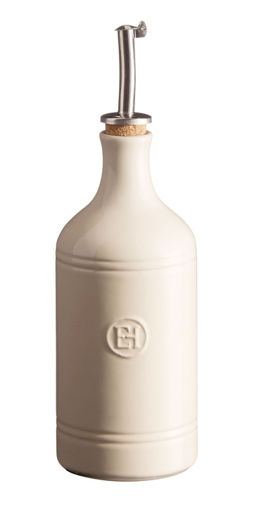  Emile Henry olive oil bottle, cream