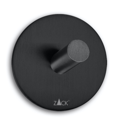 Zack Duplo round towel rack, matt black