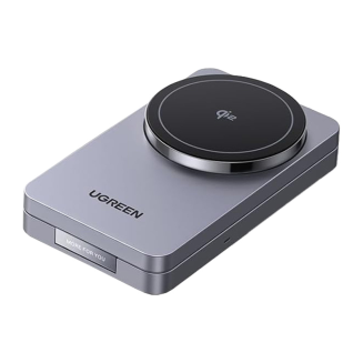 Magnetyczna ładowarka bezprzewodowa 2w1 UGREEN W706, MagSafe W706, 15W (czarna) - 2