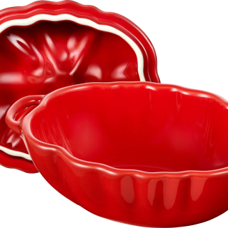  Mini Cocotte ceramic oval tomato Staub - 500 ml, Red - 2