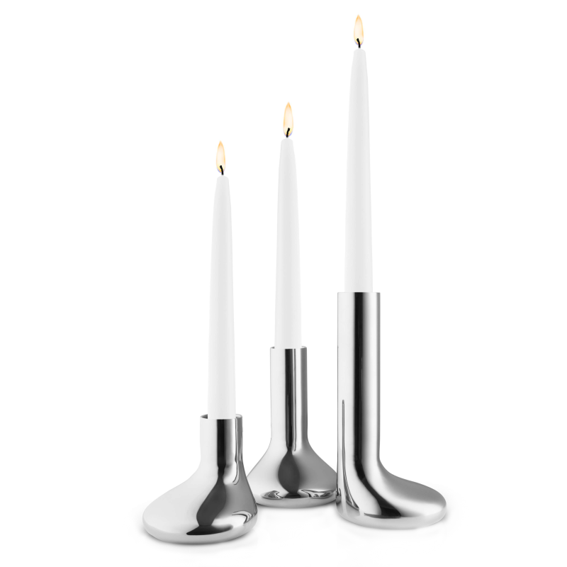 Set of 3 candlesticks Eva Solo Mellow 8+12+16 cm