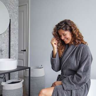  Aquanova London dusty pink M bathrobe - 5