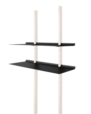  Set of 2 shelves Eva Solo Smile Black 80x20 cm
