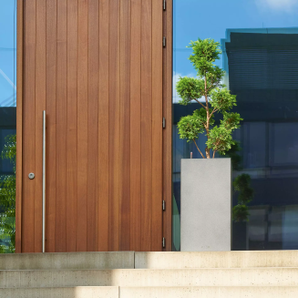  Lechuza Canto Stone flowerpot 40 column, graphite black - 10