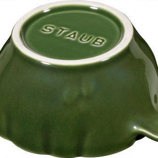  Mini Cocotte ceramic round artichoke Staub - Green, 470 ml - 4
