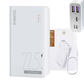 Powerbank ROMOSS SENSE4SF 10000mAh 22.5W (biały) - 2