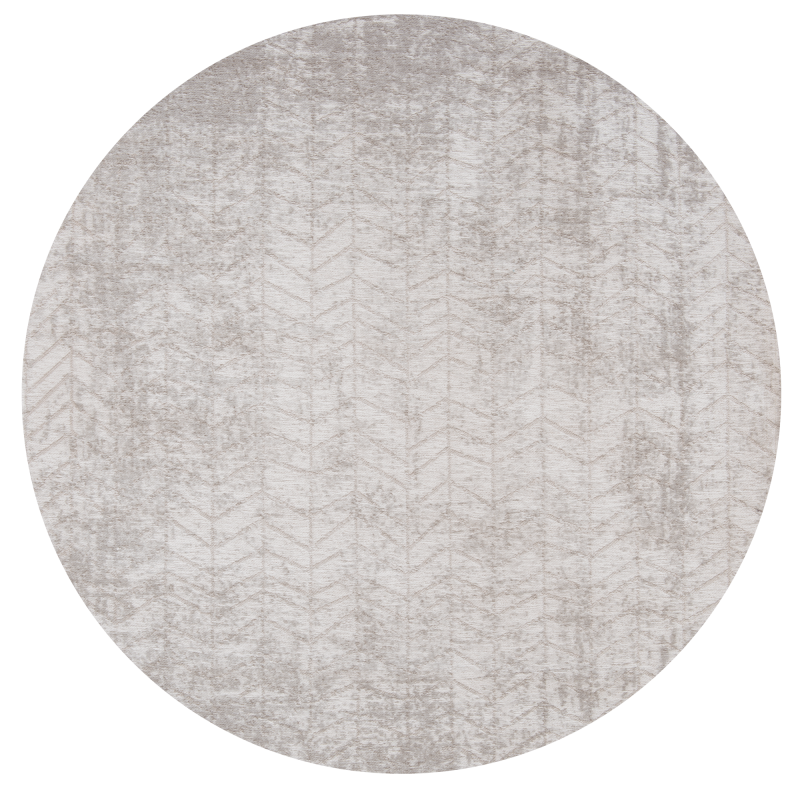  Louis de Poortere Mad Men Jacob's Ladder white plains round rug