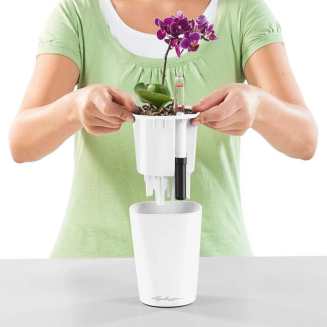  Lechuza Mini Deltini planter anthracite metallic - 4
