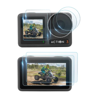 Szkło hartowane Sunnylife na obiektyw i ekran do DJI OSMO Action 3 (6 szt.) - 3