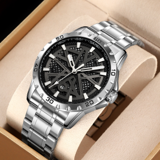 Zegarek Męski Skmei 9337SIBK + BOX - 3