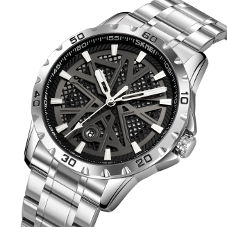 Zegarek Męski Skmei 9337SIBK + BOX - 7