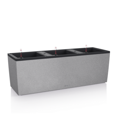  Lechuza Trio Stone planter 30 stone gray