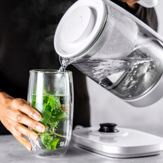  Zwilling Enfinigy electric kettle with tea insert, white - 9