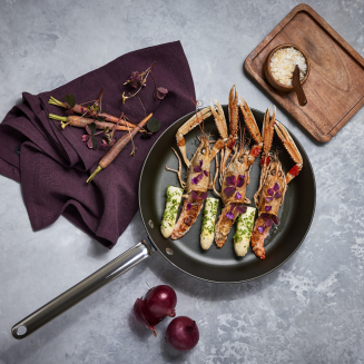 Patelnia Scanpan Black Iron 22 cm - 8