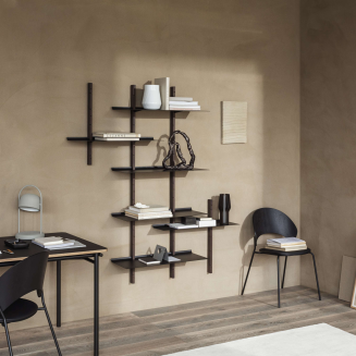  Set of 2 shelves Eva Solo Smile Black 80x30 cm - 2