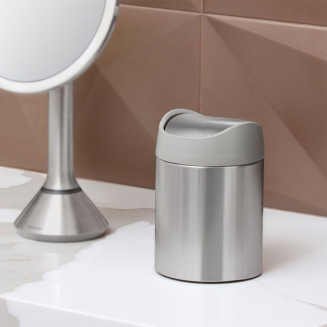  Simplehuman dressing table basket 1.5 l, brushed steel - 3