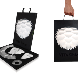  Umage Silvia White&Silver lamp 45 cm - 9