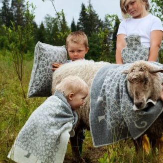  Lapuan Kankurit Lammas grey-white hot water bottle 2l - 4