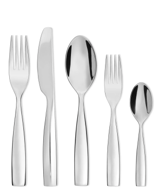Alessi Dressed cutlery set for 1 person, 5 pcs.