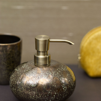  Aquanova Ugo Vintage bronze bathroom mug - 4