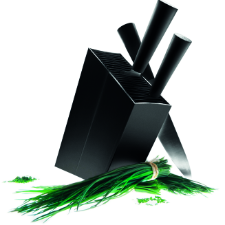  Eva Solo Black Slanted Knife Block - 3