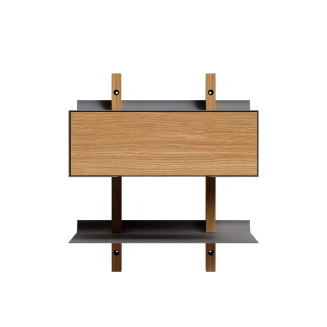 Eva Solo Smile Oak & Grey Bedside Shelf - 4