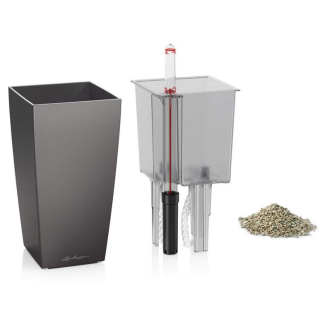  Lechuza Mini Cubi flowerpot | Maxi Cubi red gloss - 2