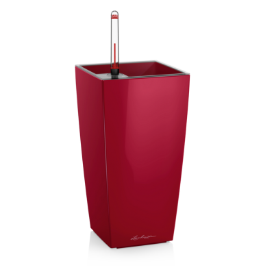  Lechuza Mini Cubi flowerpot | Maxi Cubi red gloss