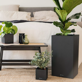  Lechuza Canto Stone flowerpot 30 column white quartz - 11