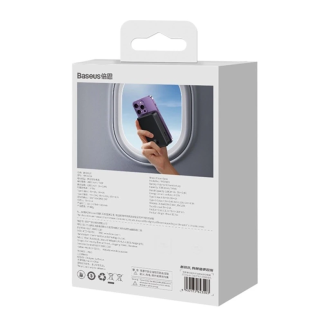 Powerbank magnetyczny Baseus Magnetic Mini 20000mAh, USB-C 20W MagSafe (czarny) - 9