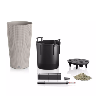  Lechuza flowerpot Cilindro Cottage 23 | 32 graphite black - 7
