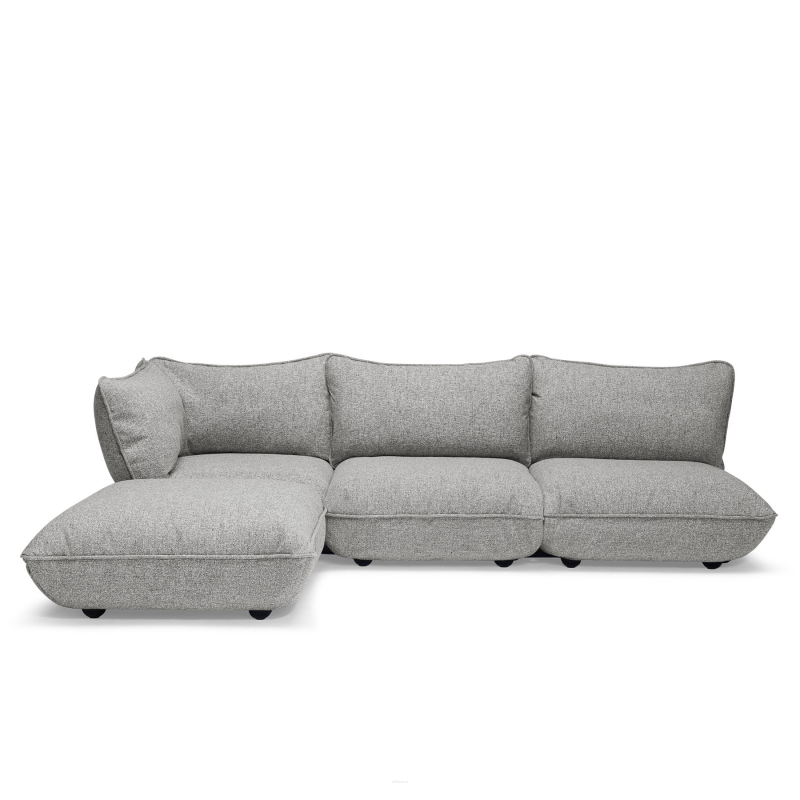 Sofa narożna Fatboy Sumo Corner Sofa Mingle Grid Stone