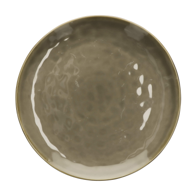  Rose&Tulipani | Set of 2 Concerto Grigio Tortora round platters - Gray-brown, 32 cm