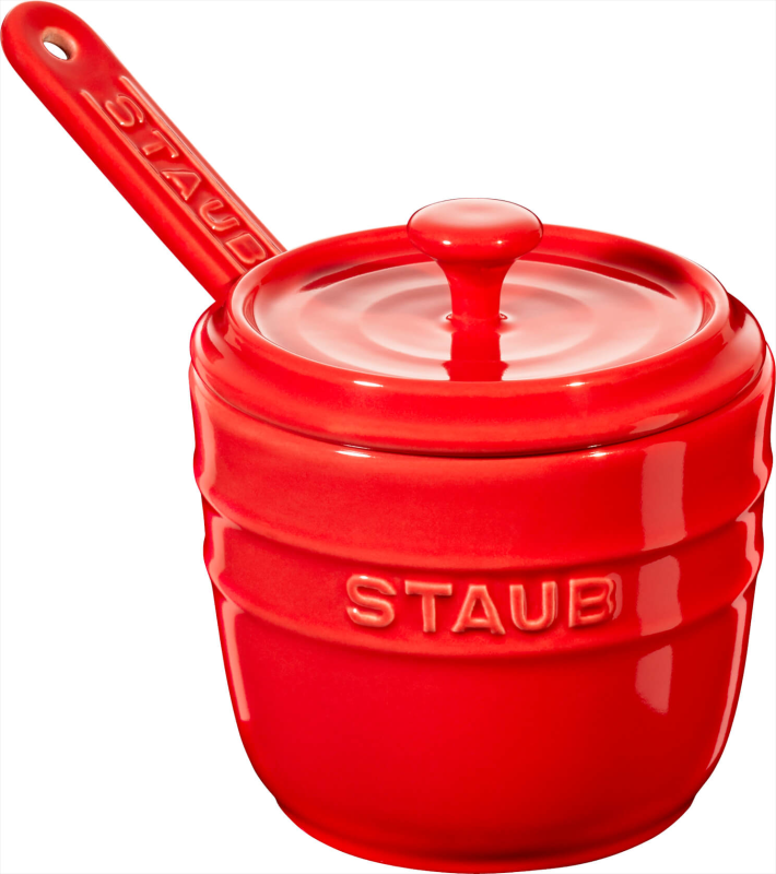  Staub salt container with spoon - 250 ml, Red