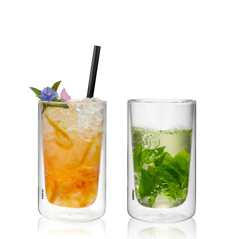  Set of 2 Gefu Mira thermal glasses, 350 ml
