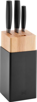  Set of 3 knives in a Zwilling Now S block