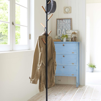  Yamazaki Plain floor hanger, black - 2