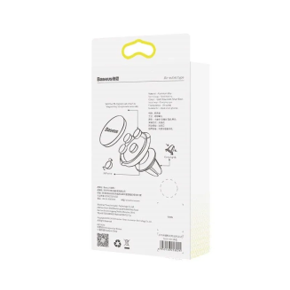 Magnetyczny uchwyt samochodowy do kratki wentylacyjnej Small Ears Baseus - czarny - 7