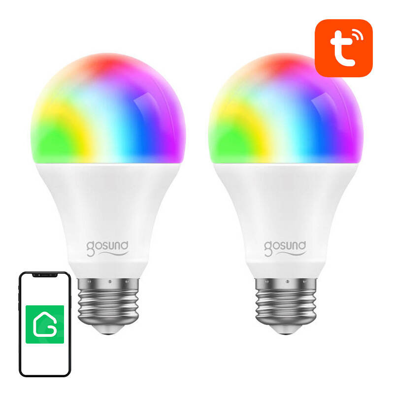 Żarówka LED GOSUND WB4-2 E27 RGB Wi-Fi 2szt
