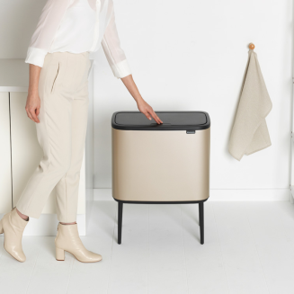 Brabantia Bo Touch Bin 23+11l champagne - 4