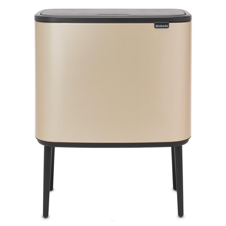Brabantia Bo Touch Bin 23+11l champagne