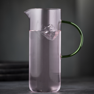Dzbanek do wody Lyngby Glass Torino Pink 1.1l - 2