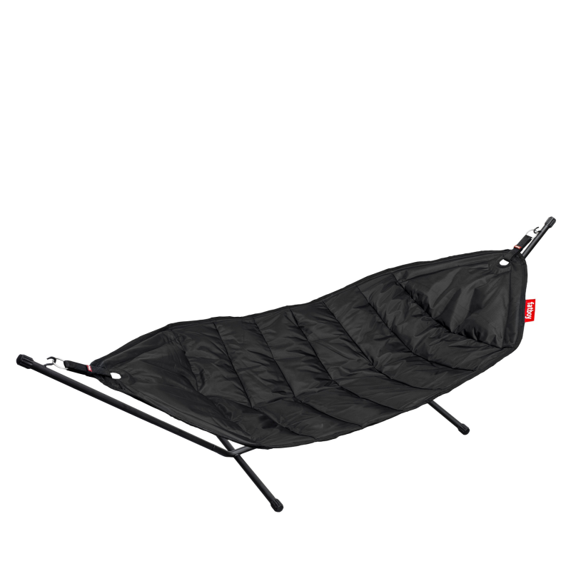  Fatboy Headdemock Black hammock with black stand