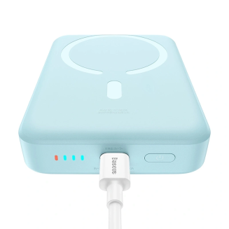 Powerbank mini Baseus 10000mAh, USB-C 30W (niebieski) - 3