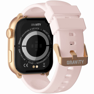 Smartwatch Damski GRAVITY GT28-6 Pasek + Bransoleta Różowe złoto Różowy - 9